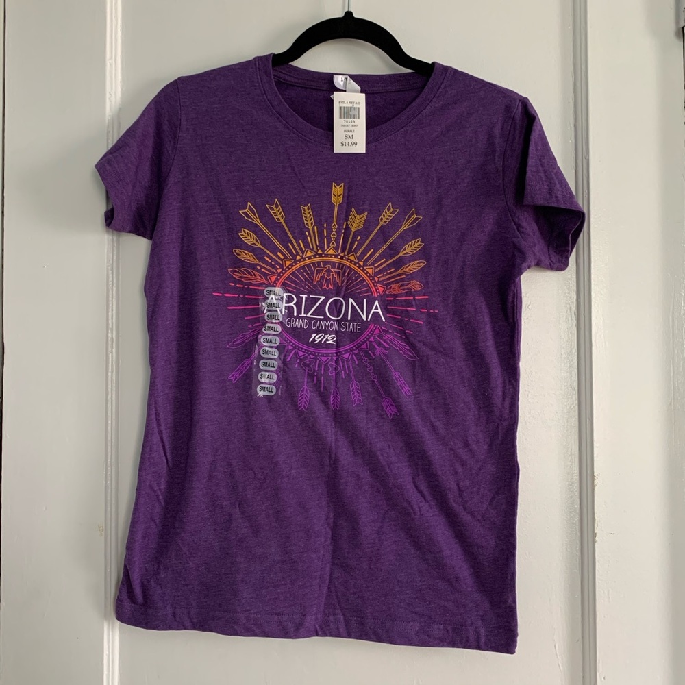 Purple Arizona Grand Canyon souvenir tshirt